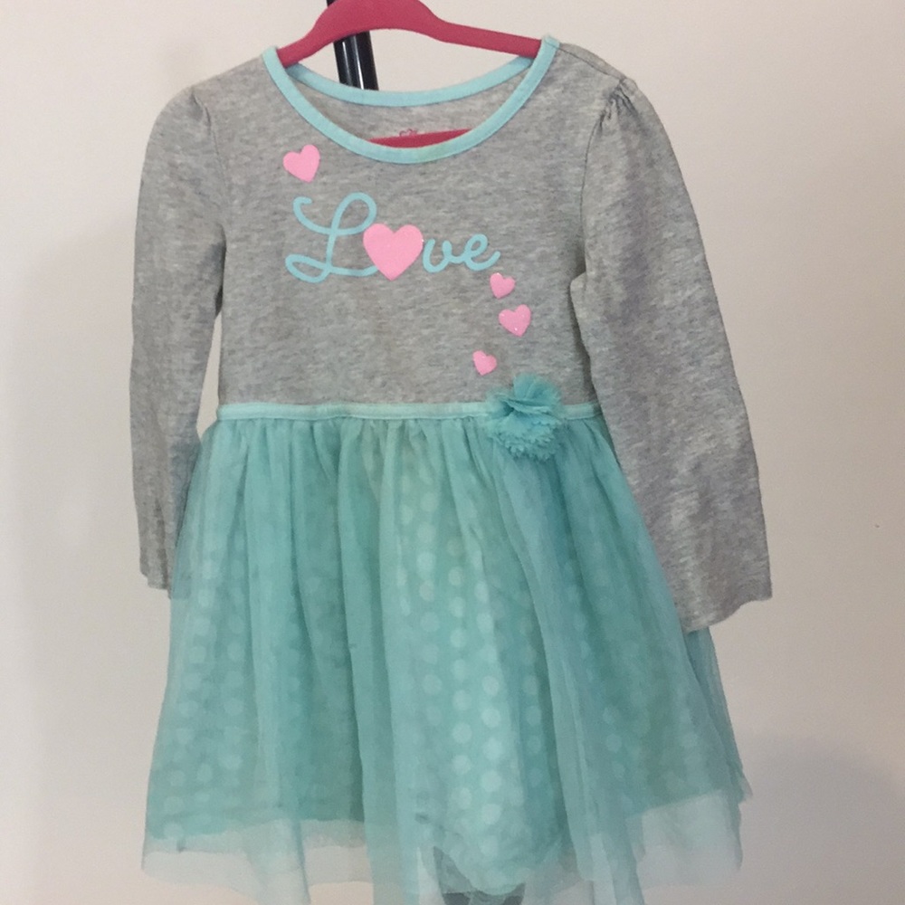 Children's Place Dress with Tulle Skirt - Size 4T